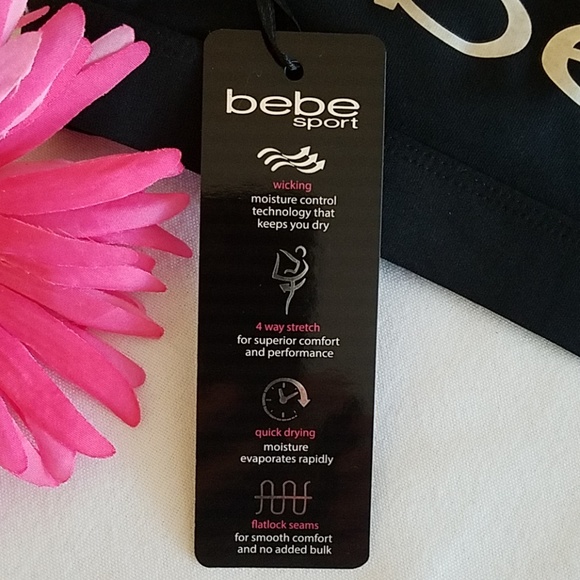 NWT bebe Leopard Mesh T-back Sports Bra - Picture 5 of 6